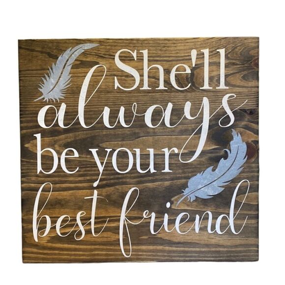 Wood Sign Quote Custom Made With Love By Me 12 By 12 - Picture 1 of 1